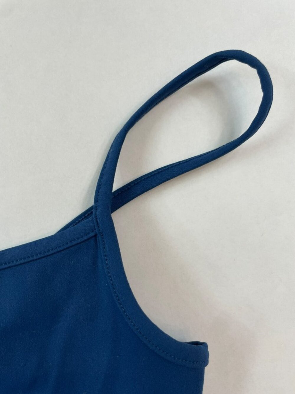 Garage Sleek Scoop Cami Tank Midnight Blue Stretch Nylon/Spandex Wmn's Sz M NWT - Picture 3 of 7